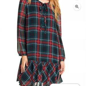 Draper James Mommy And Me Matching Plaid Dresses - Red and Green XXL & 18M